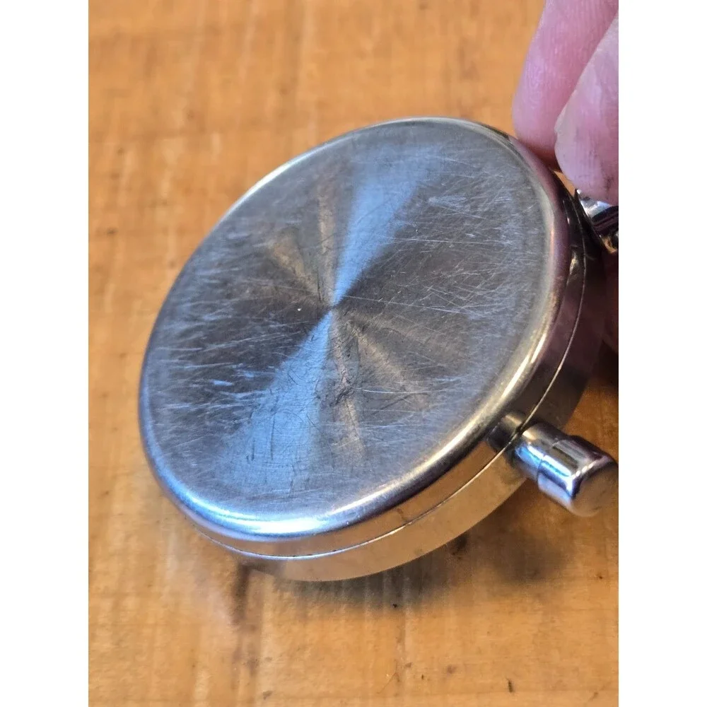 Vintage Smith's Shockproof 1/5th sec. 1/100th min. 51mm Stopwatch. Running. VGC.